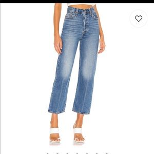 Ribcage straight ankle Levi’s Jeans Georgie wash